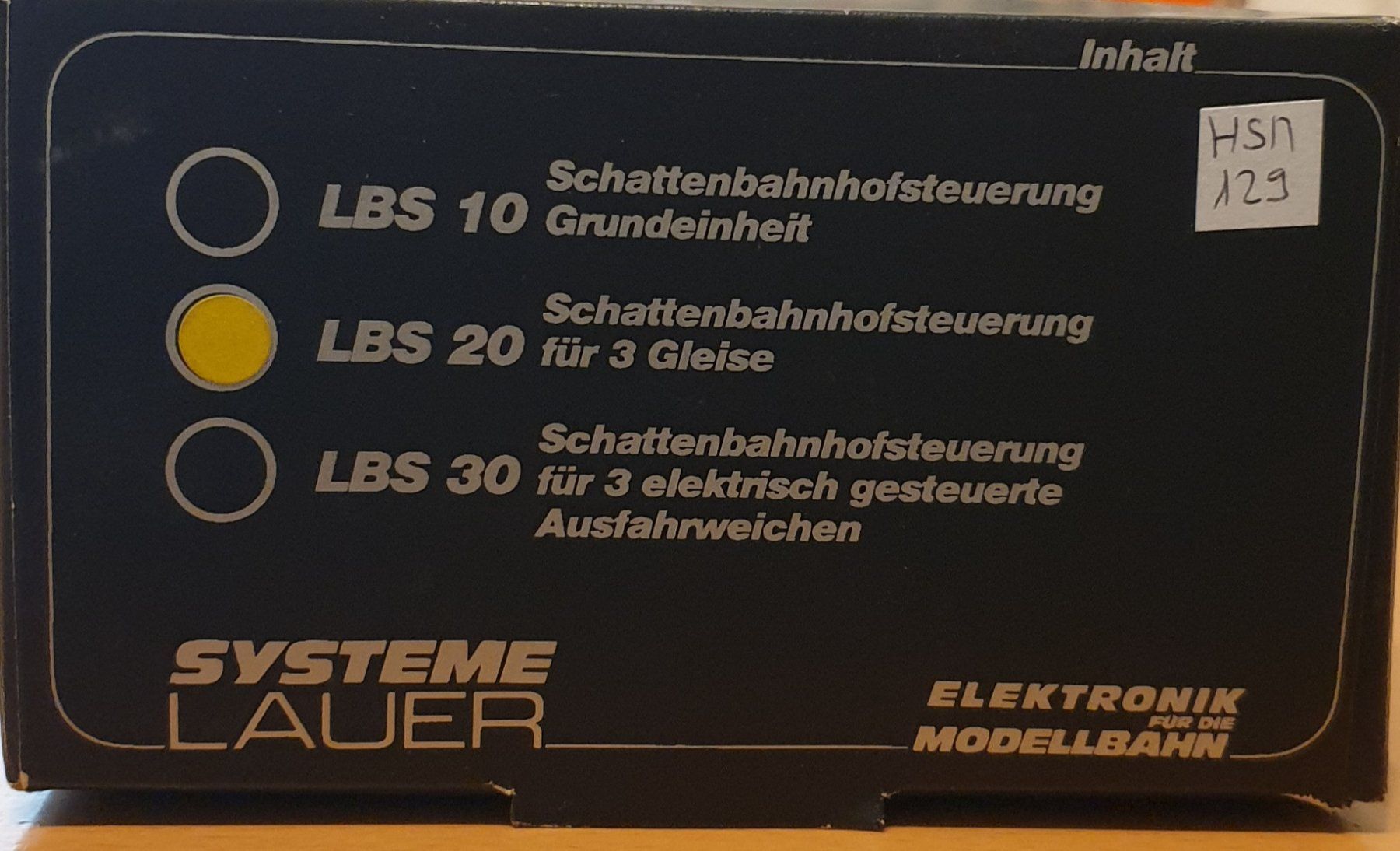 Modellini di ferrovie: Lauer Schattenbahnhofsteuerung LBS20 – Usato da Recherswil venduto da bass-ted 1