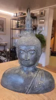 Grosse Buddha-Büste aus Bronze  Thailand 