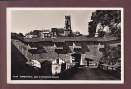 FRIBOURG - Les fortifications - 1937