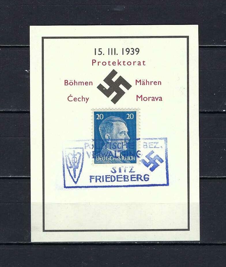 Alle Briefmarken: Protektorat B & M gest. – Gebraucht aus Altstätten SG von Nandodax