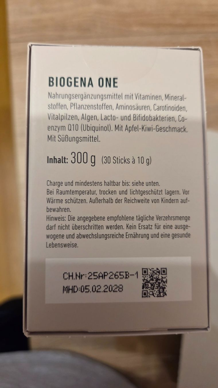 Cibi & Specialità: BIOGENA One - 30 Stück / vegan / 99 Highend-Ingredients – Nuovo e nell'imballaggio originale da Adlikon b.Regensdf venduto da ChriZ86 6