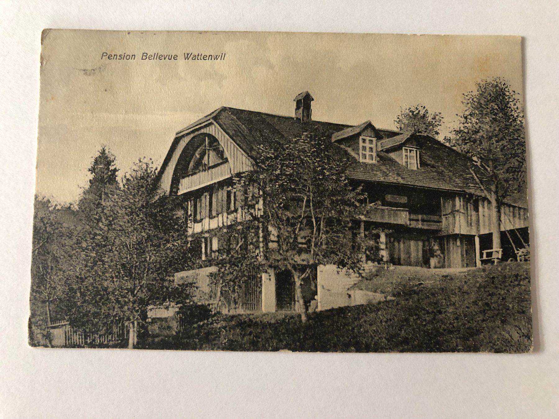 Ansichtskarten: Pension Bellevue Wattenwil 1911 – Gebraucht aus Pfäffikon ZH von Waltoversand