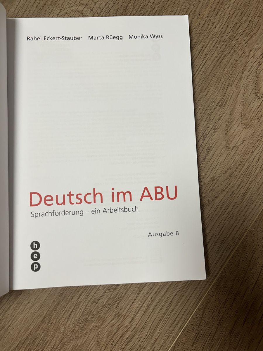 Libri: Deutsch im ABU – Usato da Alterswil FR venduto da kat_cfw8 1