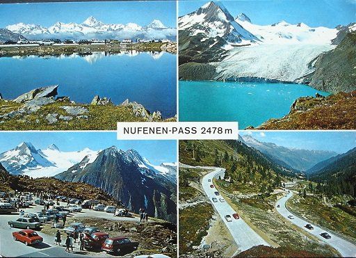 Cartoline postali: NUFENEN-PASS Auto – Nuovo (secondo la descrizione) da Jona venduto da philajona