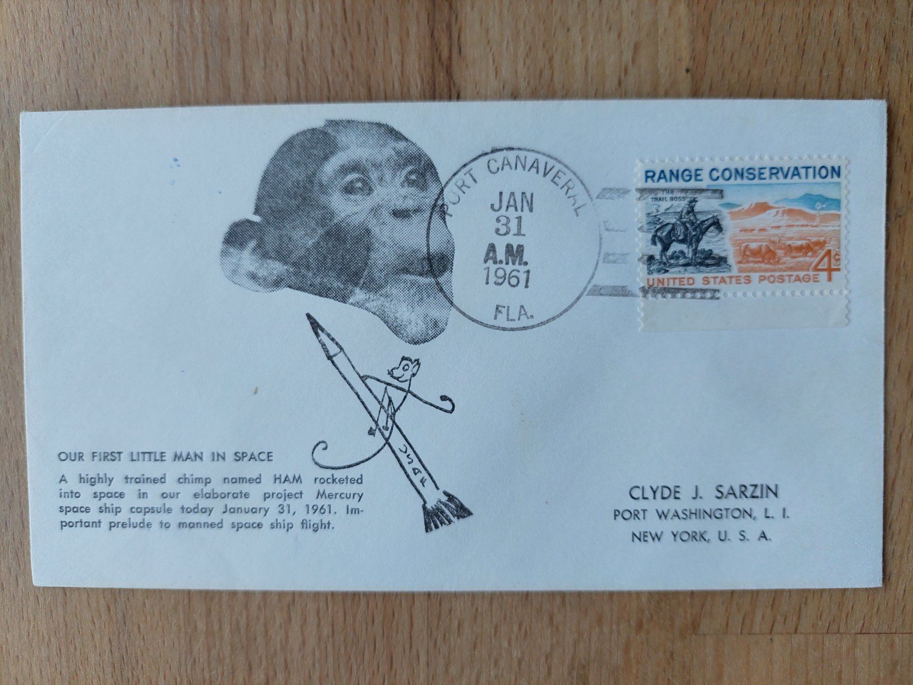 Tous les timbres: Alter Brief Raumfahrt 1961 – D'occasion à Obfelden par Foto_Bild_Kunst_Buch