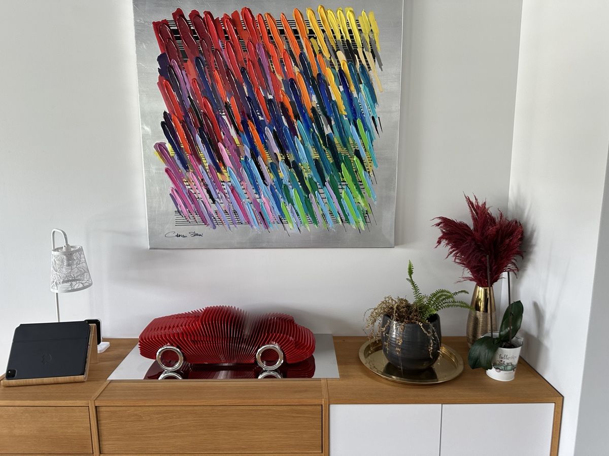 Dipinti: Tableau Calman Shell Silver Notes 100x100cm – Nuovo (secondo la descrizione) da Blonay venduto da mic_2nr7 2