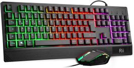 Gaming Tastatur Maus RGB Hintergrundbeleuchtung QWERTZ