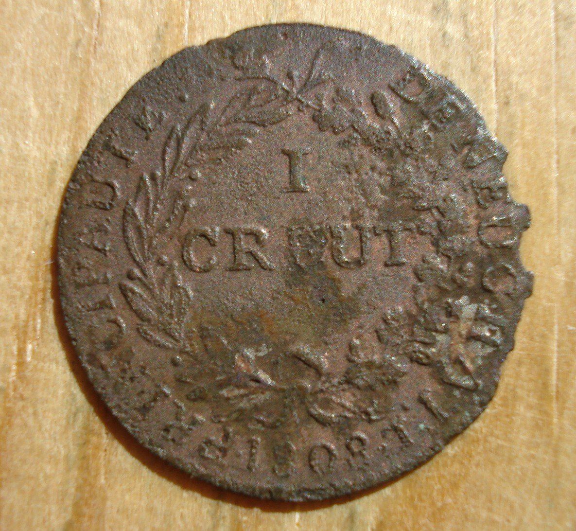 Alle Münzen: (D3) Neuenburg Kreuzer 1808 – Gebraucht aus Erlach von Net-Coins