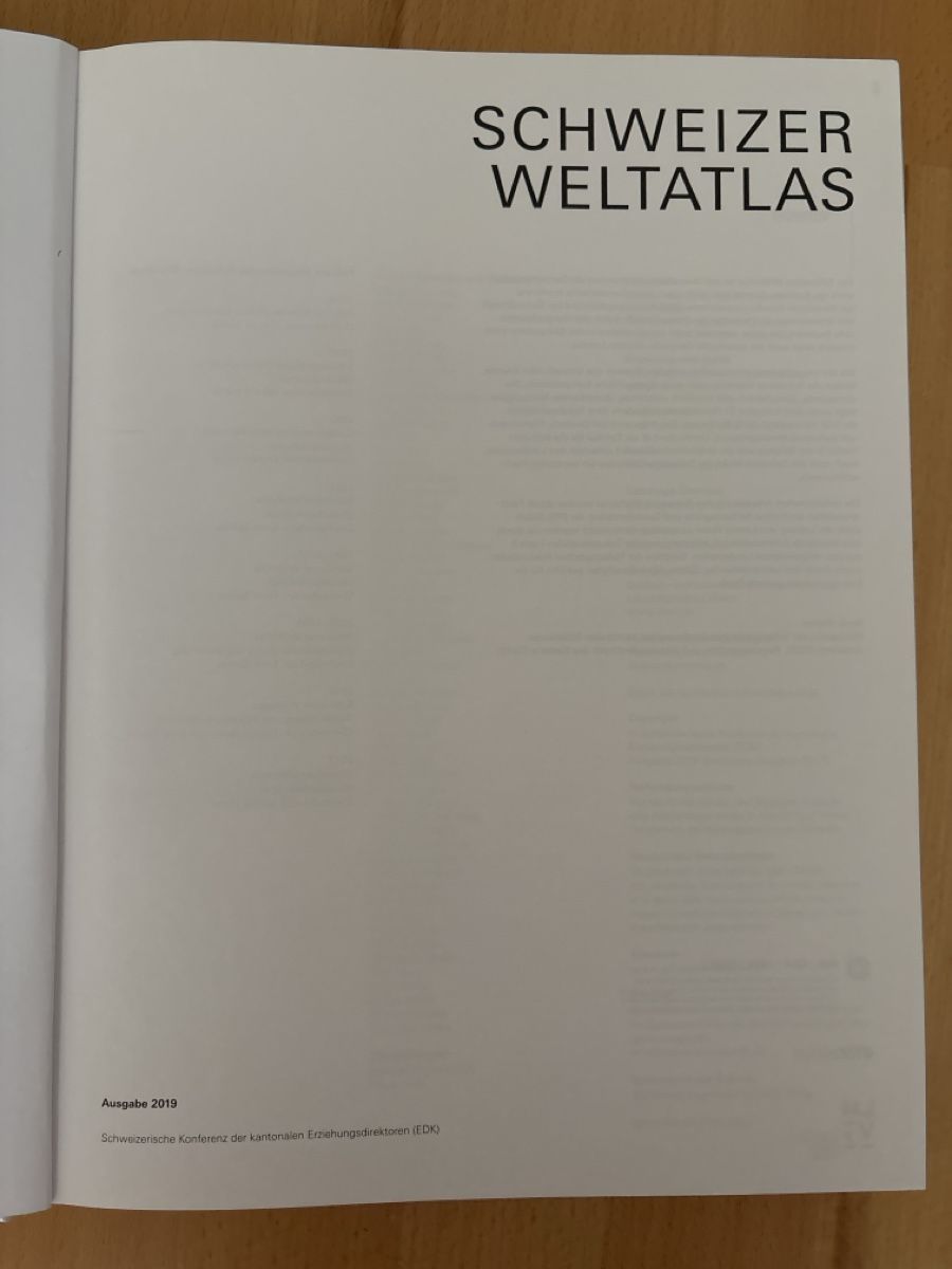 Livres: Schweizer Atlas, EDK, Ausgabe 2019 – Neuf (Voir description) à Neftenbach par ans_t6x2 1