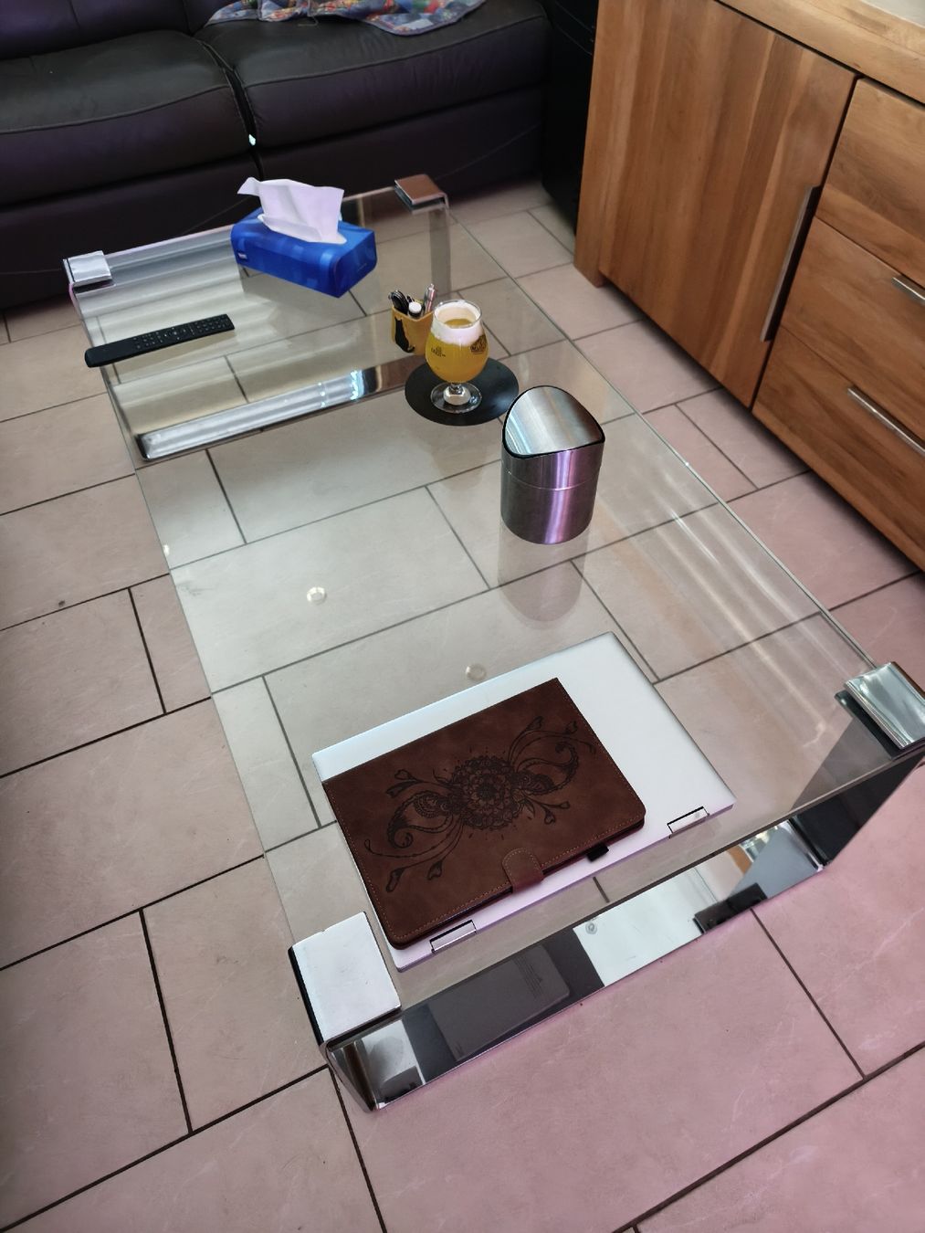 Tables: Table de salon en verre  – D'occasion à Les Vérines par Berkahal