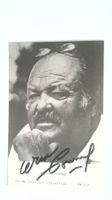 William Conrad, Original Autogramm auf Foto in s/w
