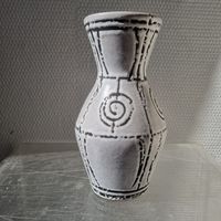 Vintage Keramik Vase 523-21, Scheurich?  West Germany