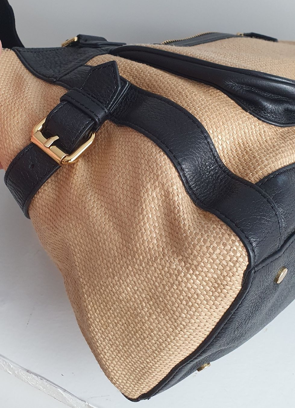 Tory Burch Borse da donna: Tory Burch Handtasche Crossbody Leder Raffia Optik – Usato da Niederteufen venduto da Mira_72 4