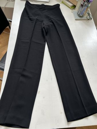 Elegant Black Wide Leg Trousers - Size XS, Perfect Fit!