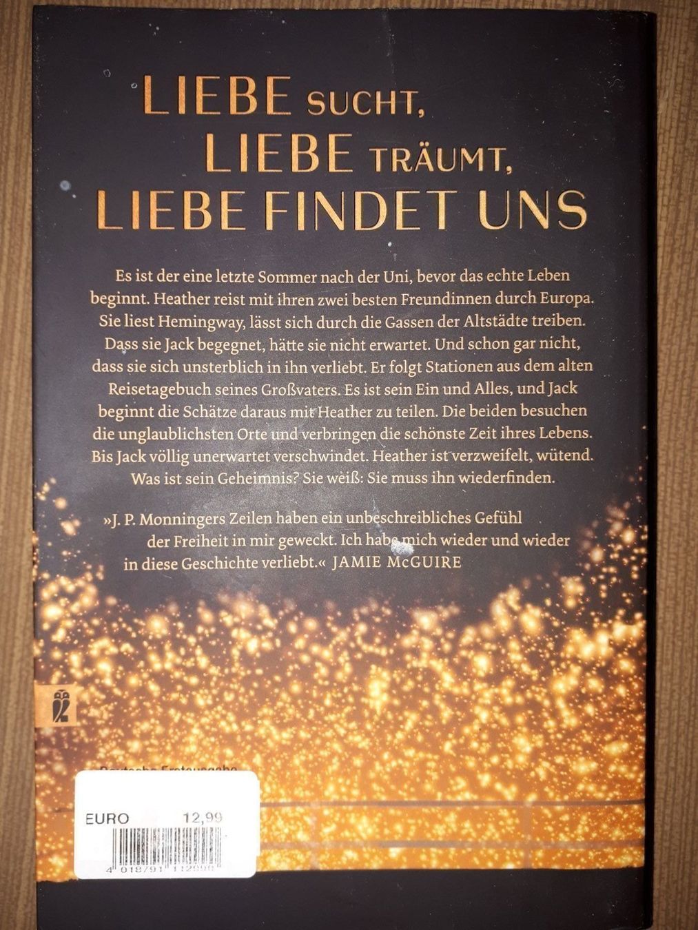 Libri: J P Monninger Liebe findet uns – Usato da Basel venduto da Alacant 1
