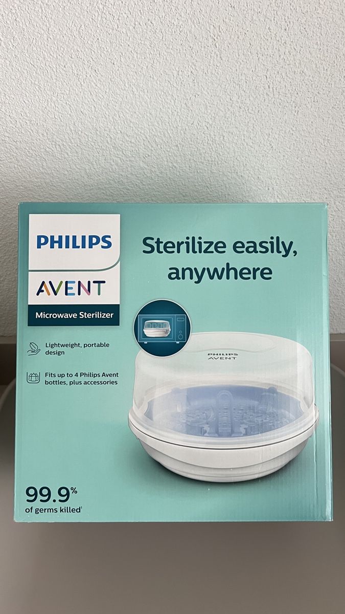 Avent Pasti del neonato: Philips Avent Microwave Sterilizer SCF281/02 – Nuovo e nell'imballaggio originale da Turbenthal venduto da Warrior32