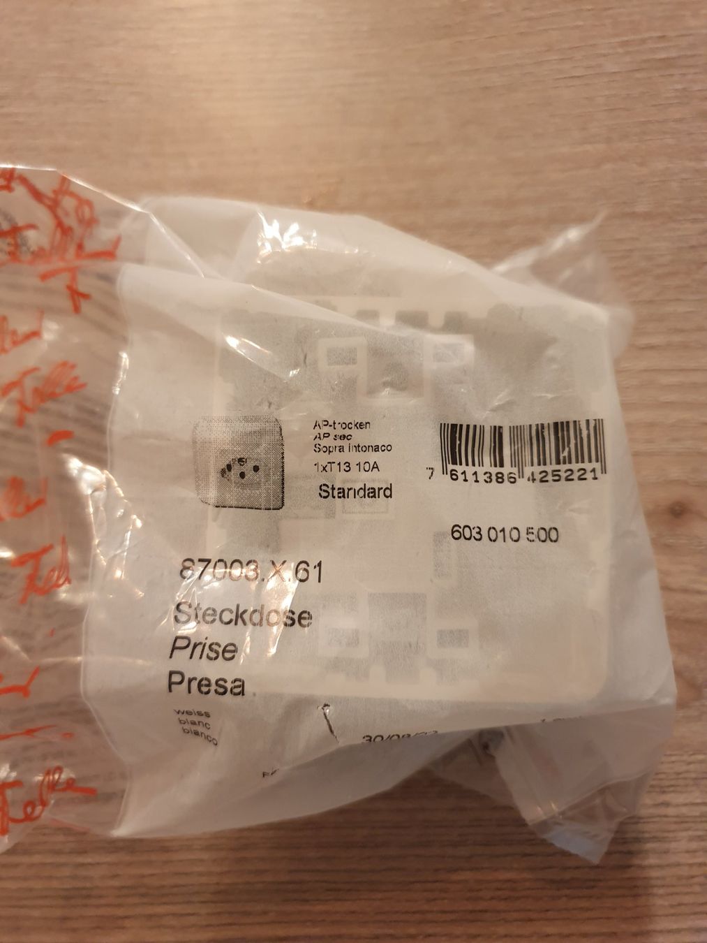 Feller Stecker: Aufputz Steckdose – Neu und originalverpackt aus Grüt (Gossau ZH) von Dimitrius13 1