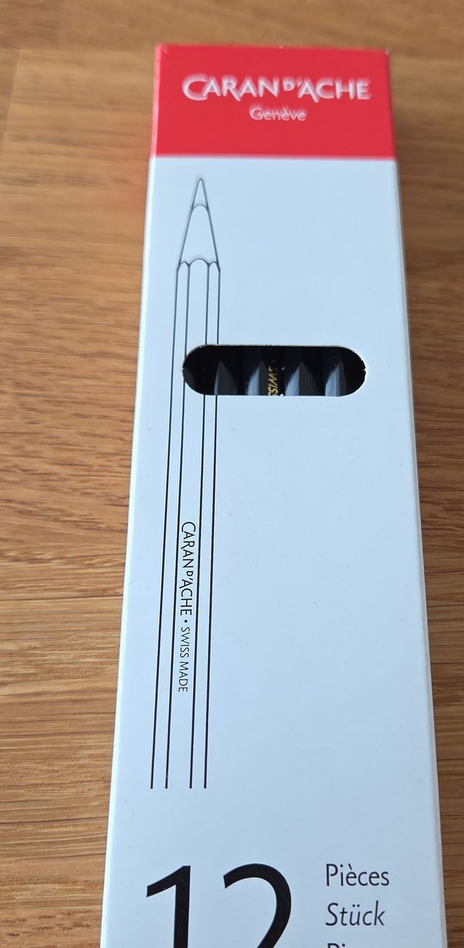 Caran D'Ache Penna & Evidenziatori: Caran d'Ache 12 Farbstifte schwarz, neu – Nuovo e nell'imballaggio originale da Ennetmoos venduto da Gamer2