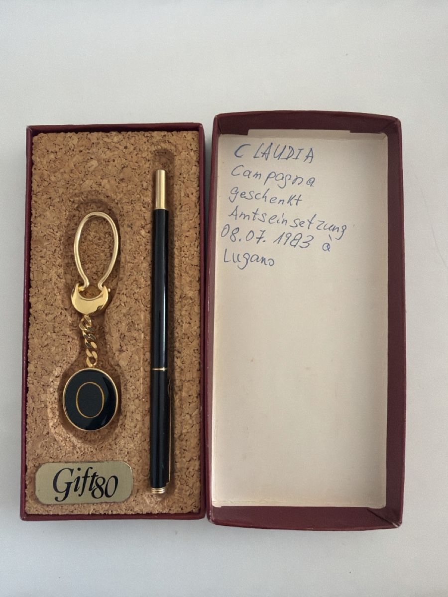 Schlüsselanhänger & - bänder: Vintage Pen & Keychain Gift Set – Defekt aus Bellinzona von lea_nw82 1