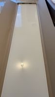 IKEA Besta - Weisse Deckplatte (Glas) 180x40cm