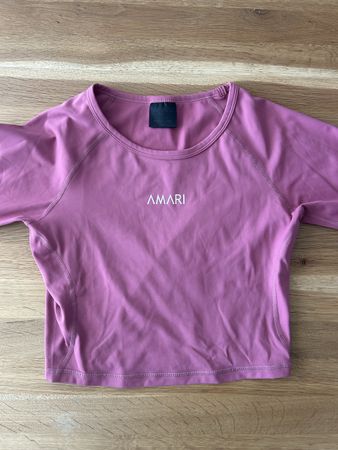 Amari Sportshirt langarm pink Grösse L guter Zustand