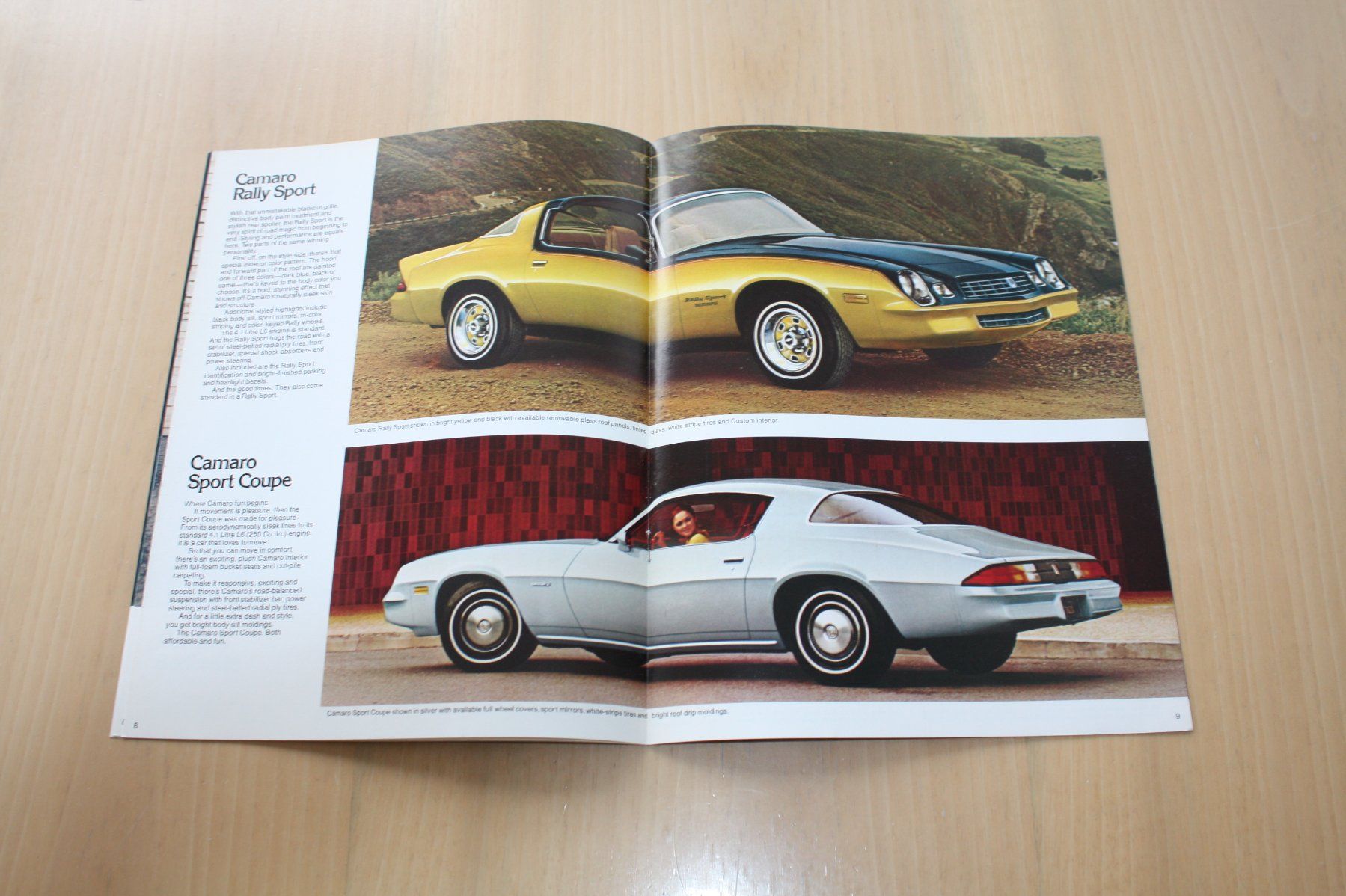 Chevrolet Documenti: Chevrolet Camaro Prospekt von 1979 – Usato da Wikon venduto da erwin400 4