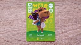 Animal Crossing amiibo Karte, Saharah / Aziza, Nr. 013