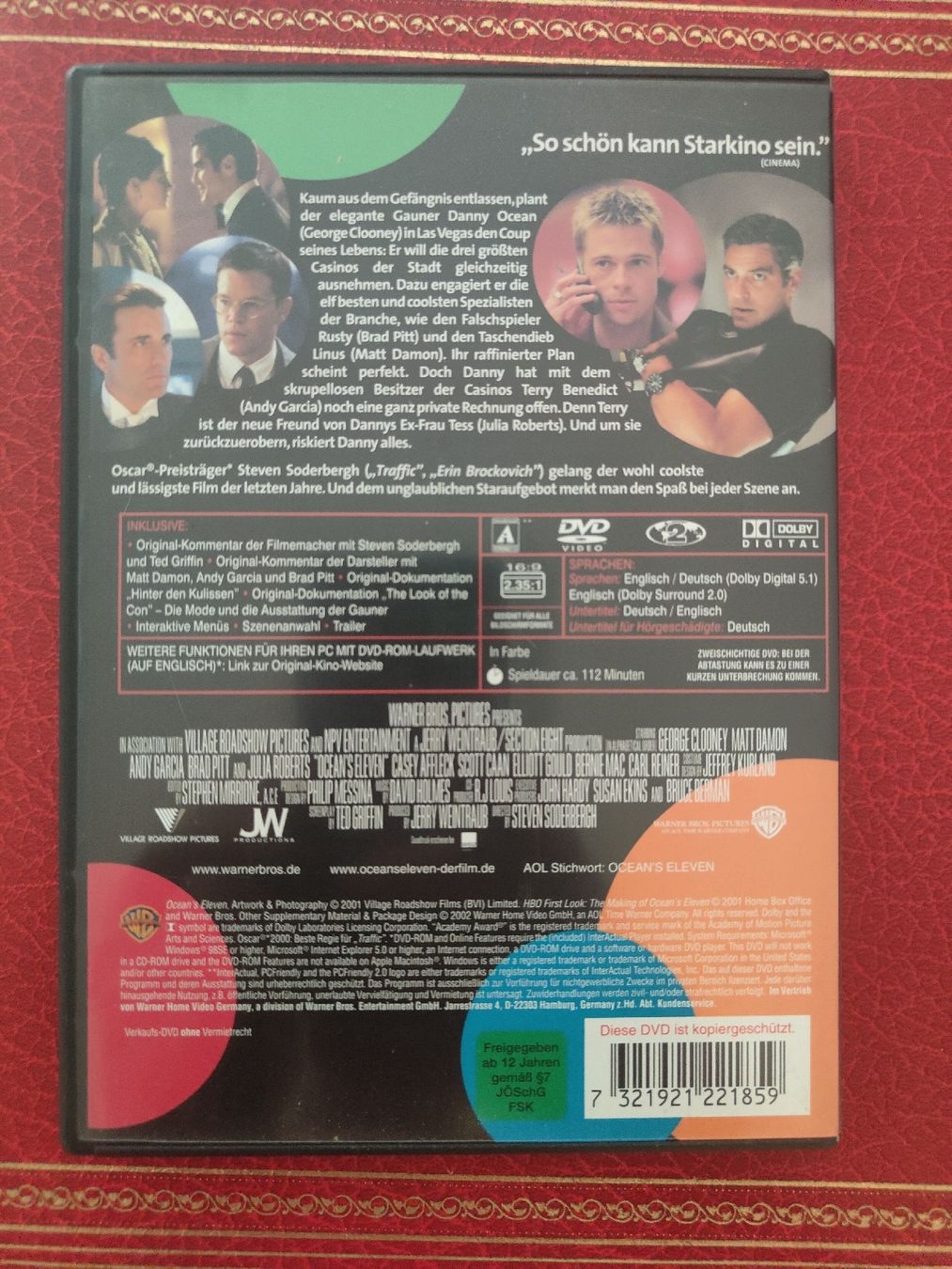 Tutti i DVDs: Ocean's Eleven DVD mit George Clooney - – Usato da Gossau SG venduto da mog_2q7f 1
