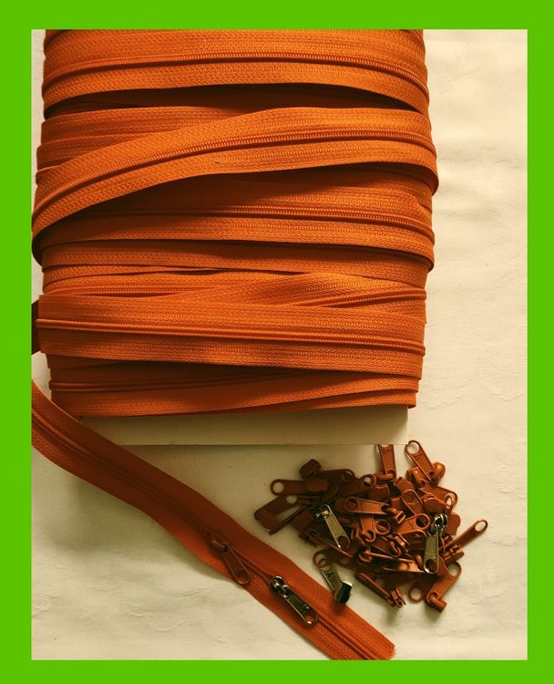 20 Meter endlos Reissverschluss + 40 Gleiter 4mm | Kaufen auf Ricardo