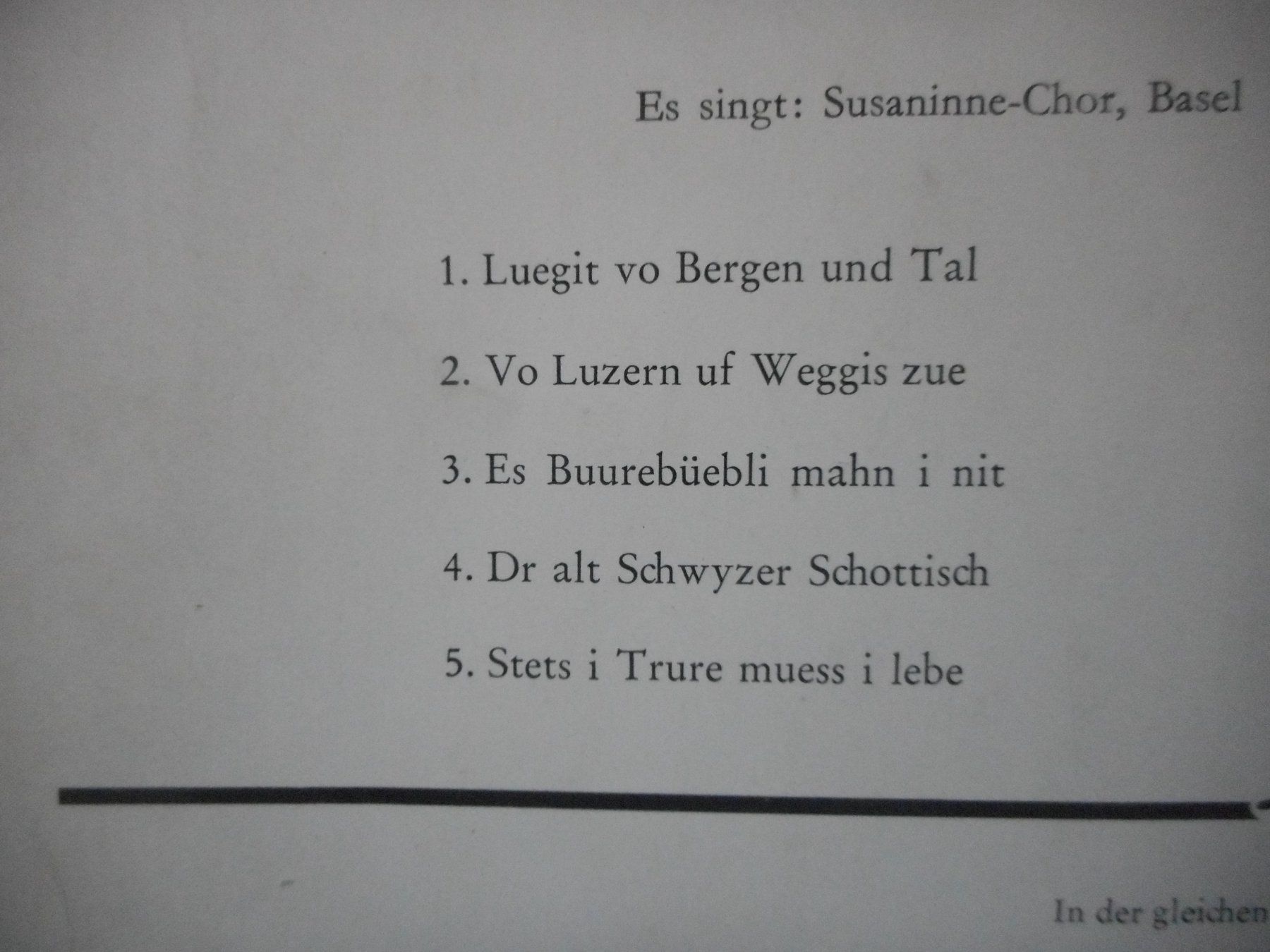 Dischi in vinile: Schallplatte Vinyl – Usato da Bretzwil venduto da gbfluck 2
