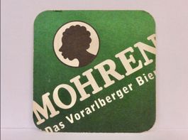 Bierdeckel MOHREN Bier ÖSTERREICH Untersetzer Vintage