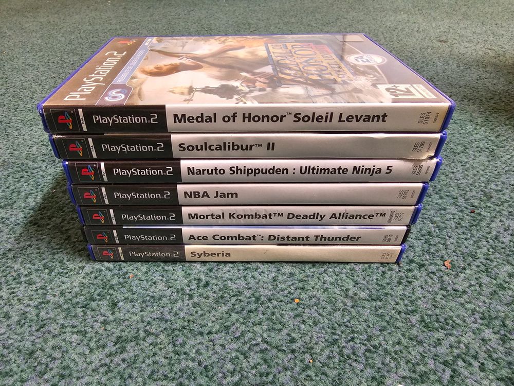 Lot De 7 Jeux De Football PS2 (FIFA, PES, EURO) - Occasion En Bon état