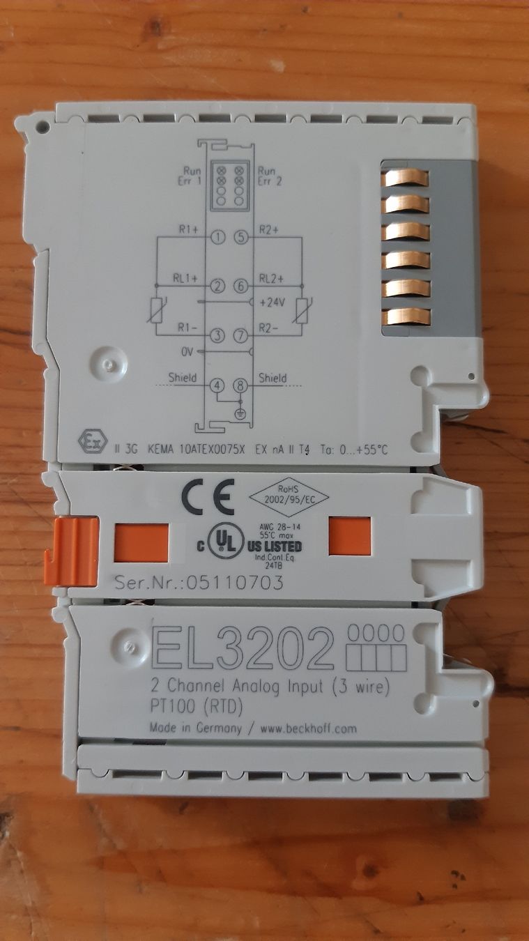 Beckhoff Componenti elettronici: Beckhoff EL3202 2 Kanal Analog Input PT100 neu – Nuovo (secondo la descrizione) da Oey venduto da Parkplatzbrocki