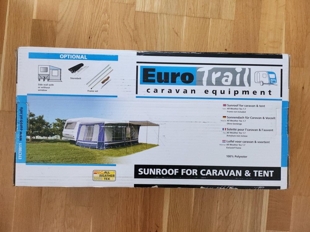 Vorzelte & Markisen: Sonnendach Kombi für Caravan oder Vorzelt Gr. 12 – Neu (gemäss Beschreibung) aus Wila von Datalog 5