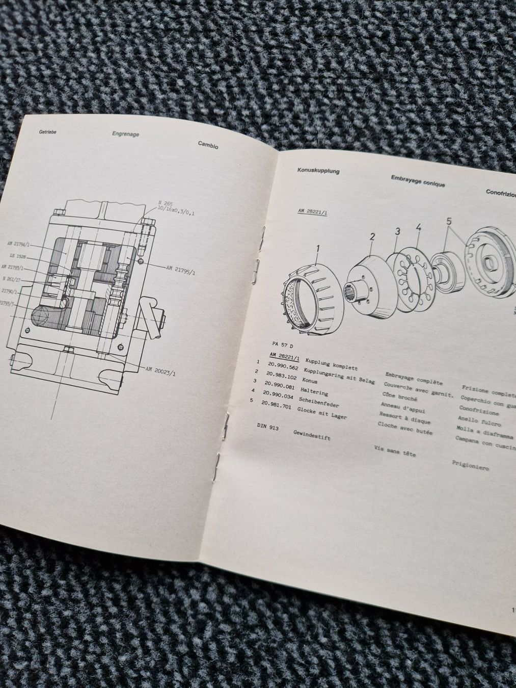 Aebi Trattori: Original Anleitung / ET-Liste Aebi Motormäher AM1 – Usato da Dürnten venduto da Bachtel84 3