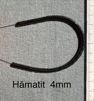 Hämatit      top  4 mm !!   17 cm     Zwischenteile