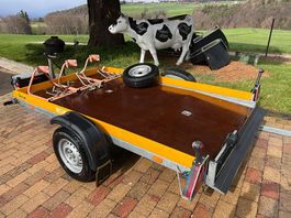 Remorque Daltec 13 avec pont abaissable pour 1 ou 2 motos