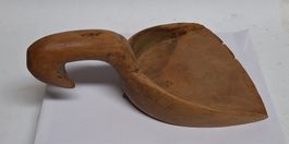 Antiker Rahmlöffel Rahmschöpflöffel Holzrahmlöffel
