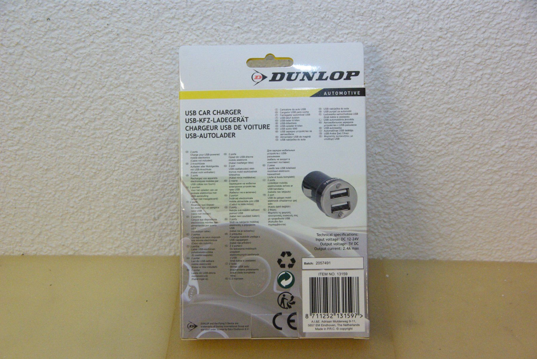 Chargeurs de batterie: USB Auto Ladegerät von DUNLOP, 12-24 Volt – Neuf avec emballage d'origine à Herisau par Cevianer1844 4