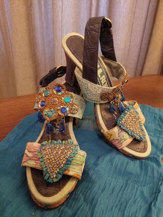 Sommer - Sandale Paul Ropp ★ Boho-Look ★ Gr. 39, neuwertig (Neu (gemäss ...