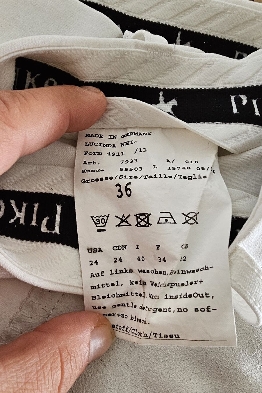 Pikeur Pantaloni: reithosen – Nuovo e nell'imballaggio originale da Nidau venduto da cinZanoo 2
