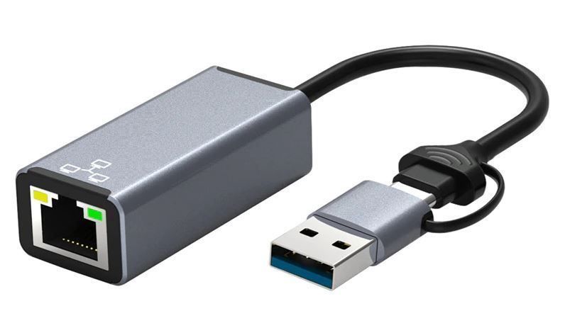 Laufwerke & Adapter: USB-C+USB3.0 / RJ45 Ethernet LAN Adapter – Neu und originalverpackt aus Niederglatt ZH von K1r7
