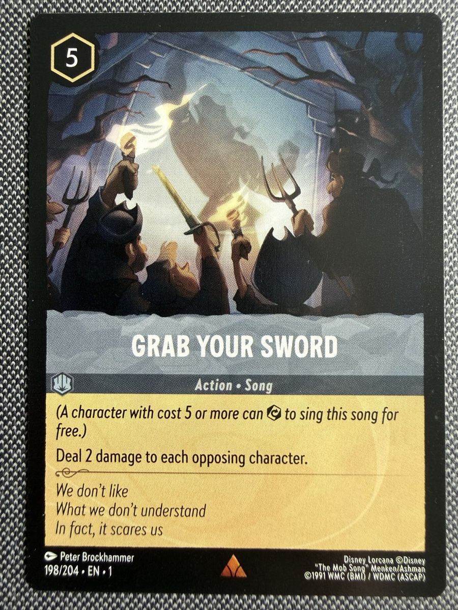Disney Carte collezionabili: Grab your Sword – Nuovo (secondo la descrizione) da Allenwinden venduto da nam_1988