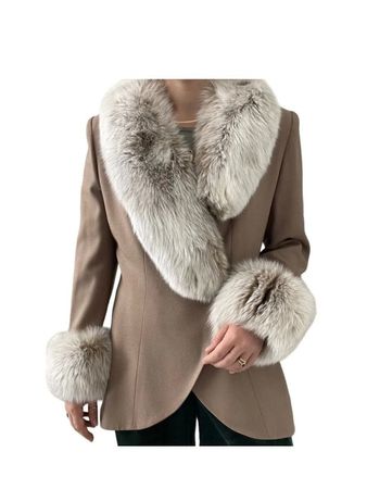Lilli Ann Blazer echter Pelz abnehmbar. Vintage Echtpelz