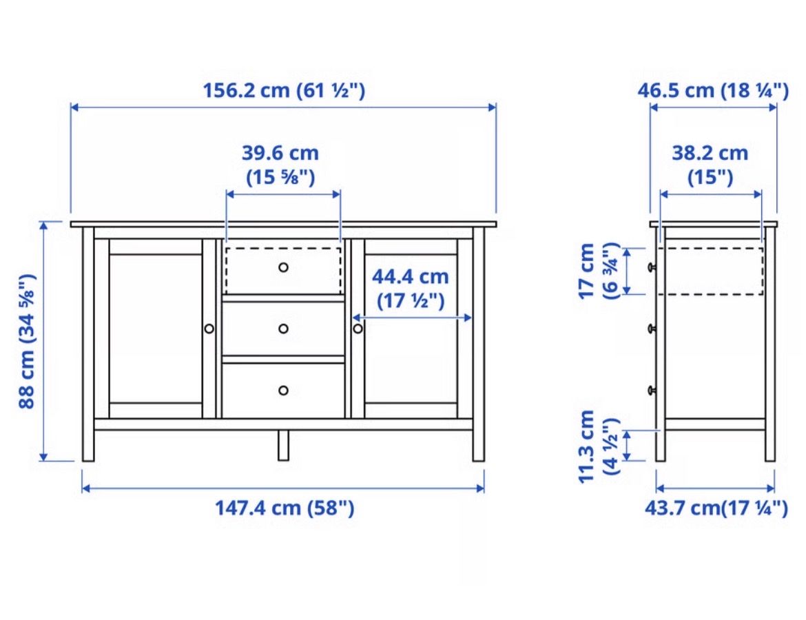 Ikea Commodes: Ikea Hemnes Kommode/Sideboard in weiss – D'occasion à Dällikon par akinca 4