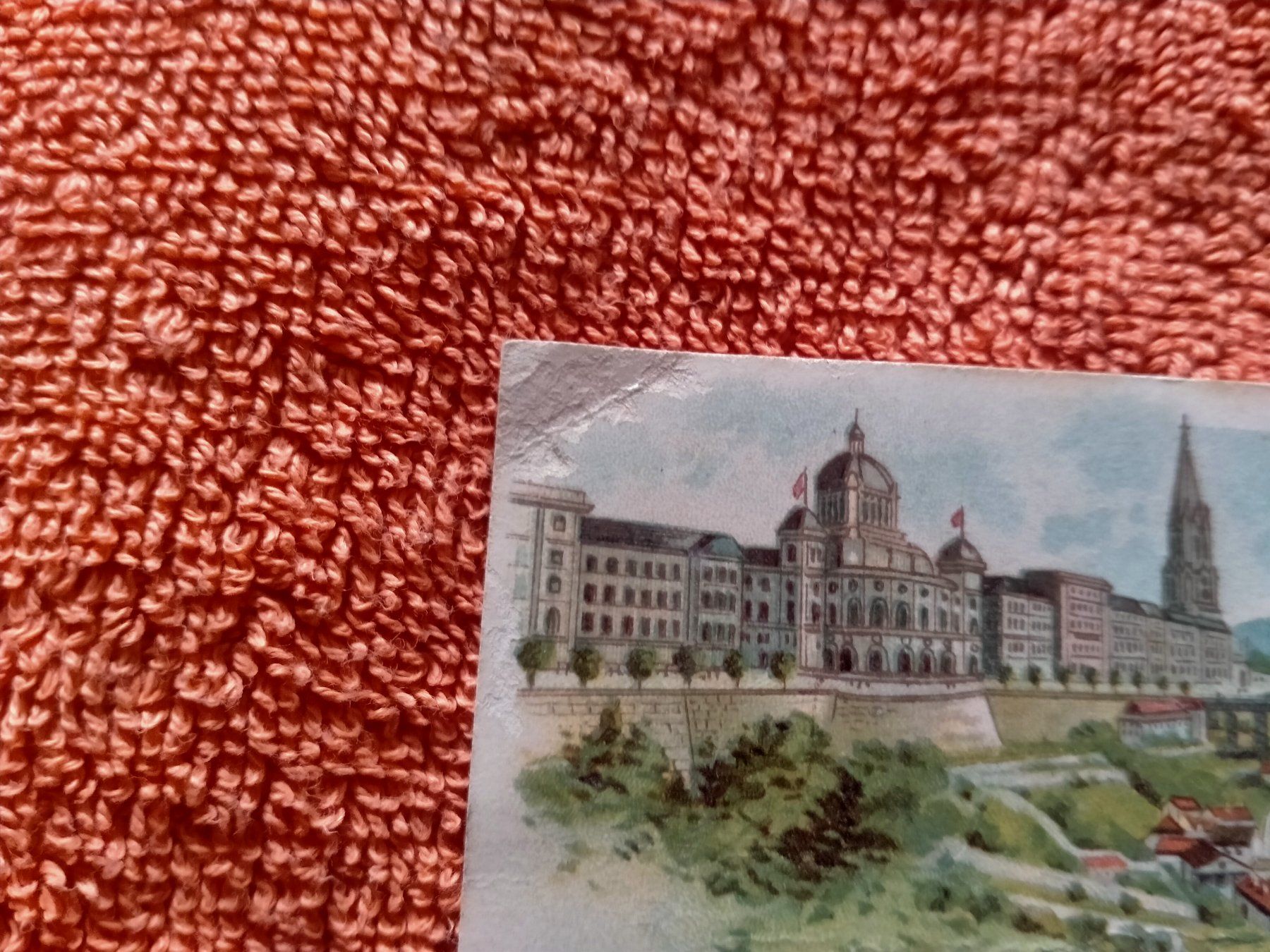 Ansichtskarten: AK Chocolat Suchard Bern Rarer Bubikon Stempel Briefmarke – Gebraucht aus Küssnacht am Rigi von cartolina-1 2