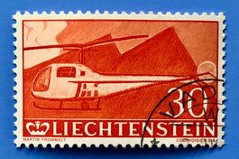 Briefmarken aus Liechtenstein  1960 Flugzeuge