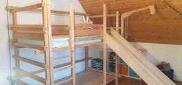 Piraten-Etagenbett mit Rutsche zu verkaufen!