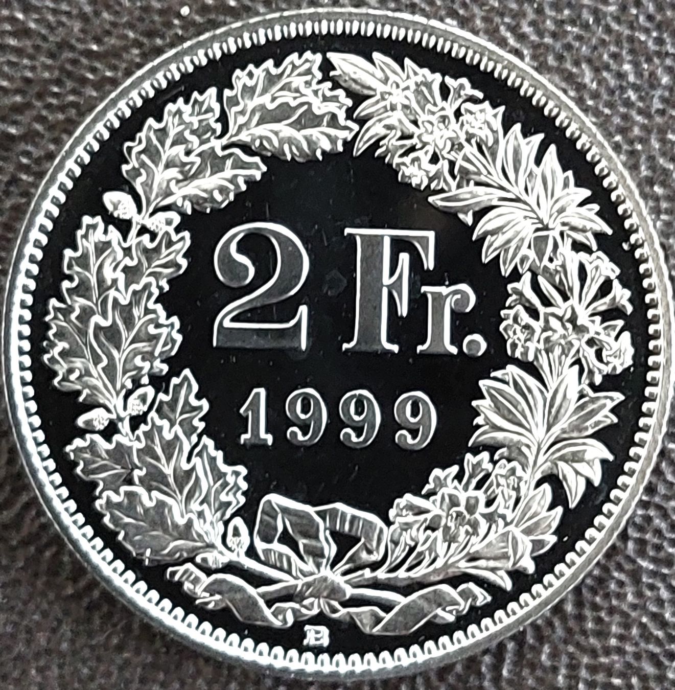 Tutti le monete: 2 Franken 1999 stgl. / aus Münzsatz – Nuovo (secondo la descrizione) da Arch venduto da coinsandmore