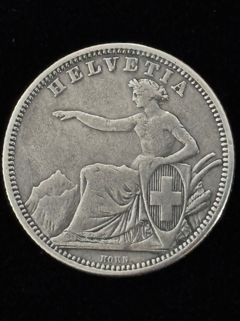 Toutes les monnaies: 1 Fr. 1861 mit original Patina – D'occasion à Niederlenz par Angi_e 2